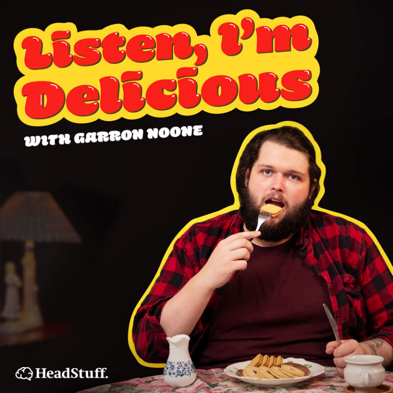 Listen I'm Delicious with Garron Noone Artwork